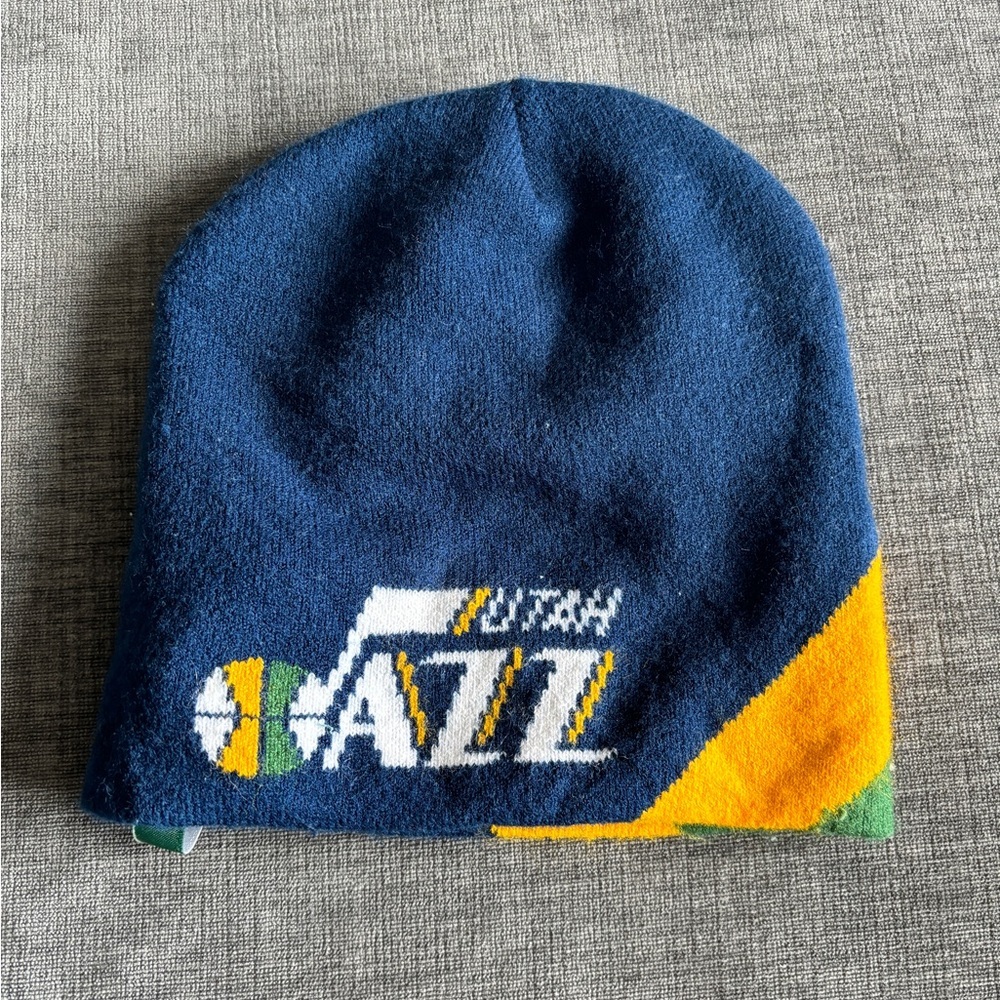 Utah Jazz Beanie Hat Cap Toque NordicTrack Adult One Size Blue Knit NBA